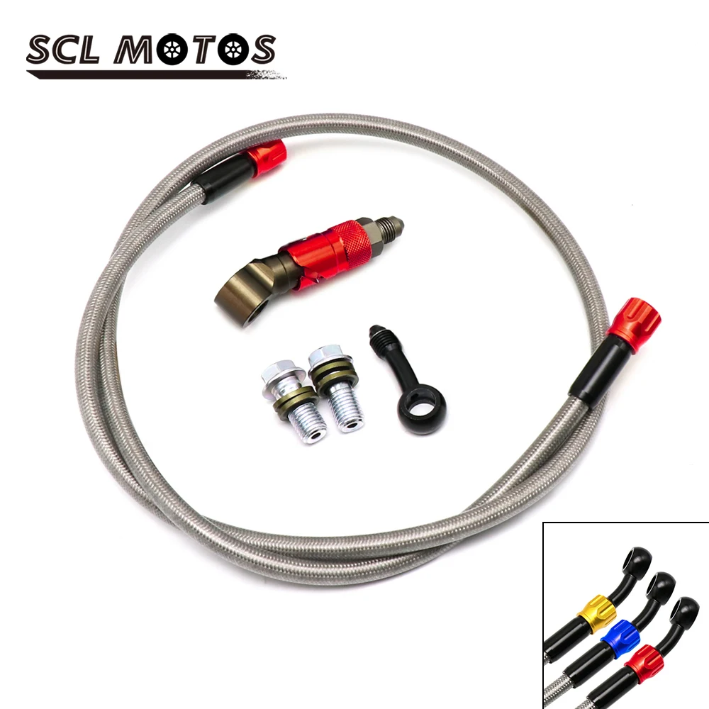 

SCL MOTOS 80cm 100cm 120cm Motorcycle Brake Caliper Quick Removal Disassembly Replace Brake Line Connector Brake Hose Adapter
