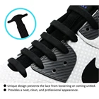 16 шт., силиконовые эластичные шнурки для кроссовок