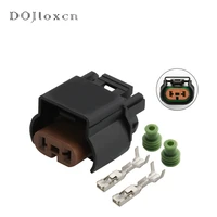 15102050sets 2 pin car waterproofing socket 7h0941165 for fog lamp female plug bumper lamp balck connector dj7029wb 2 8 21