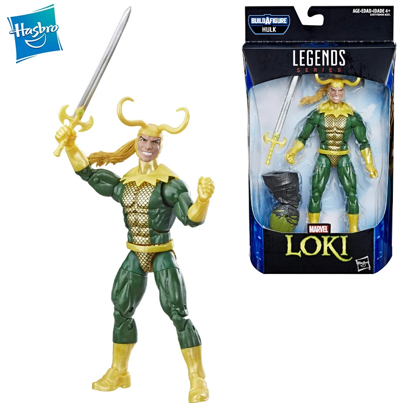 

Hasbro Marvel Legends Series Loki 6" Collectible Marvel Comics Action Figure Toy for Up with Accessory & Build-A-Figurepiece