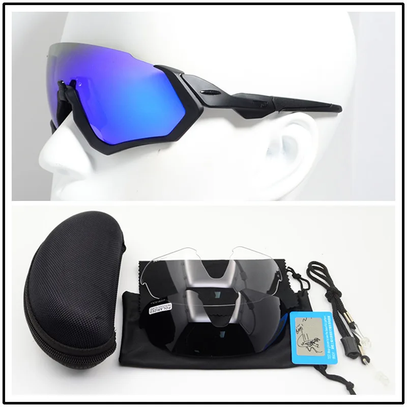 Polarized 3 Lens Для женщин и мужчин Велоспорт Поляризованные 3 линзы очки велосипедные очки для велоспорта Спорт на открытом воздухе бег солнцезащитные очки мотоциклетные Uv400 - Цвет: Polarized 3 Lens