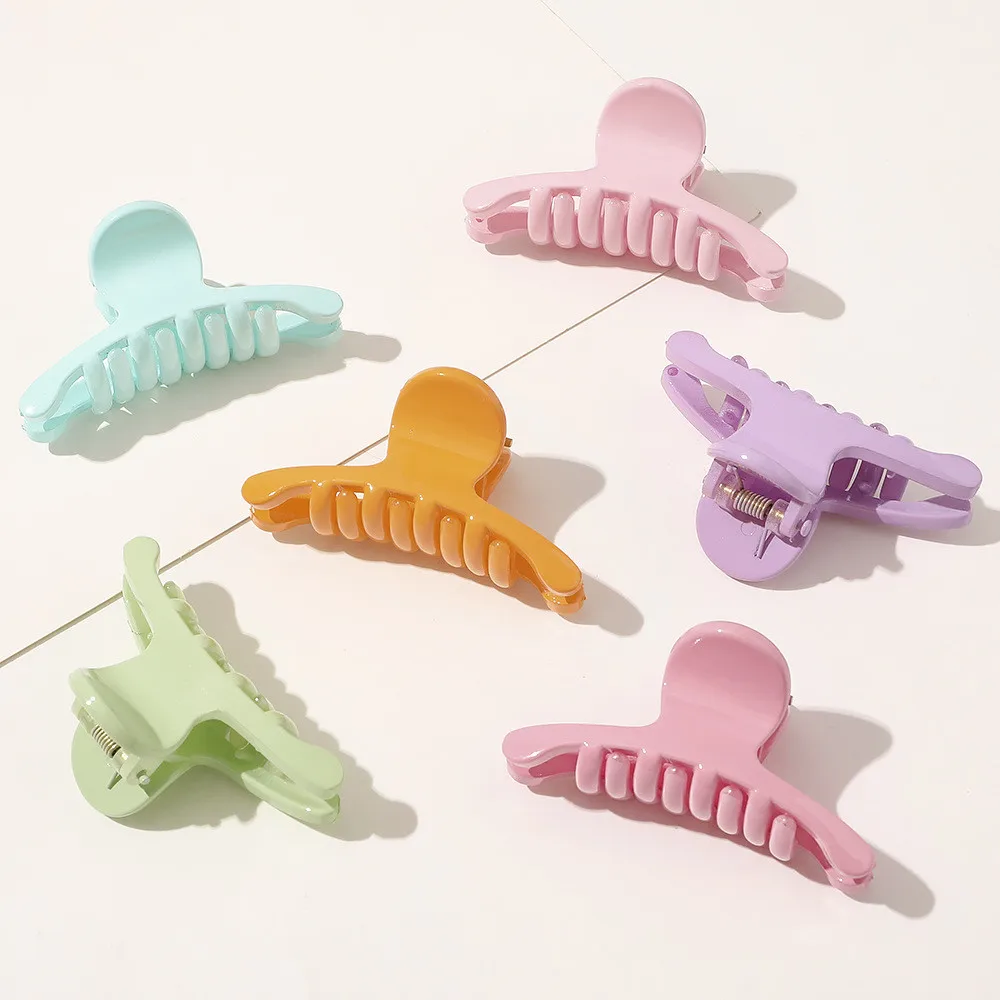 

Заколка для волос женская, полимерная, средсветильник