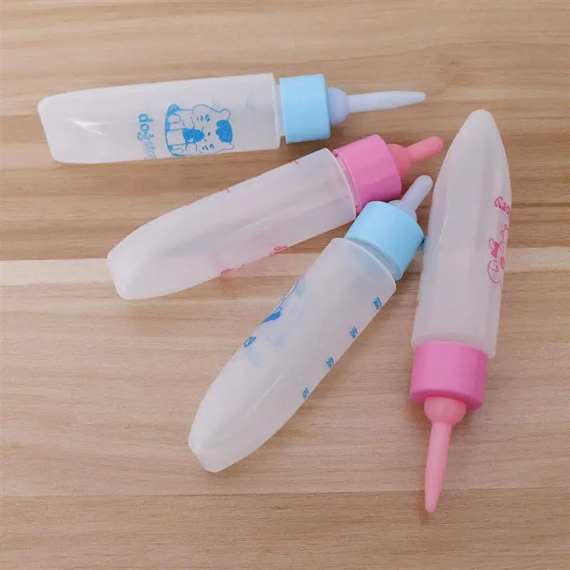 

4pcs Small Pet Nurser Bottle Hamster Puppy Squirrel Kittens Nursing Feeding Bottle Water Milk Feeder