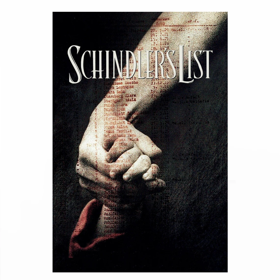 Постер Список Schindler (1993) фильм американской исторической драмы Лиам несон Бен