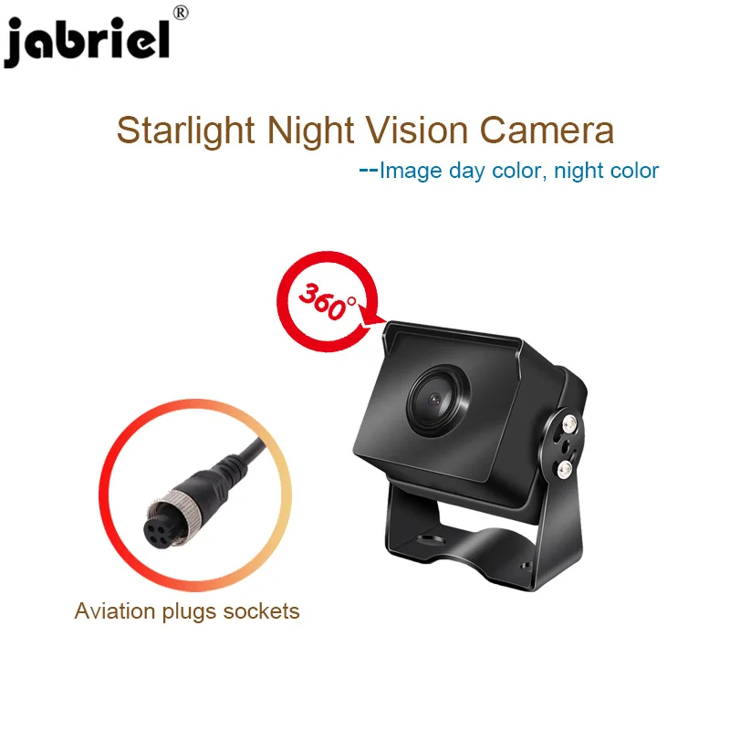 Камера ночного видения Jabriel Super clear bus starlight камера для грузовика AHD720P заднего вида