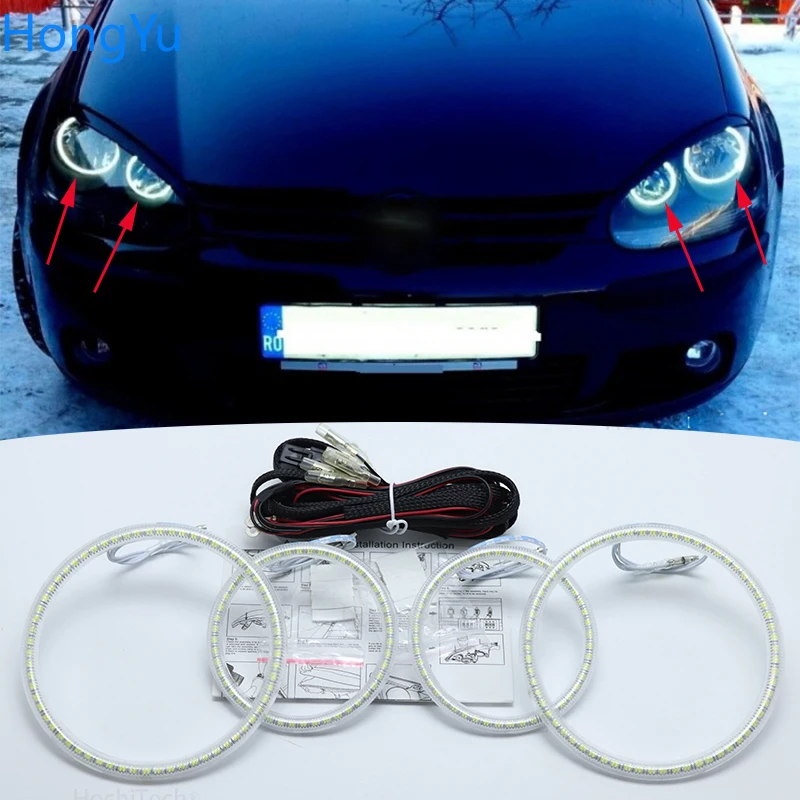 Для VOLKSWAGEN VW golf 5 Rabbit Jetta R32 V mk5 2004 2009 отличные ангельские глазки ультра яркий smd