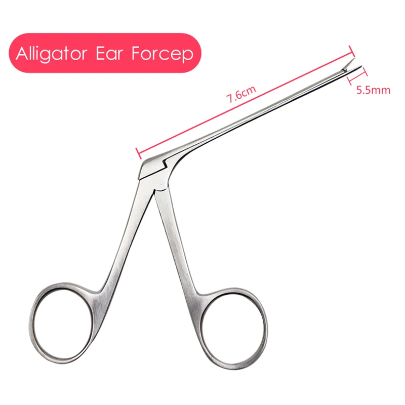 Medical Ear Wax Endoscope Earwax Remover Hartman Micro Alligator Crocodile Forceps Nose Cleaner Clip Tweezer Otoscope Tool | Красота и