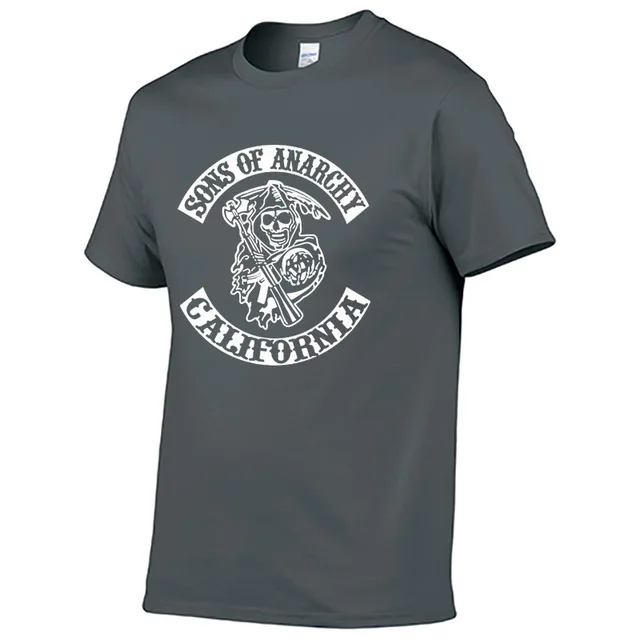 SOA Sons of anarchy/детская модная футболка с принтом SAMCRO повседневная хлопковая