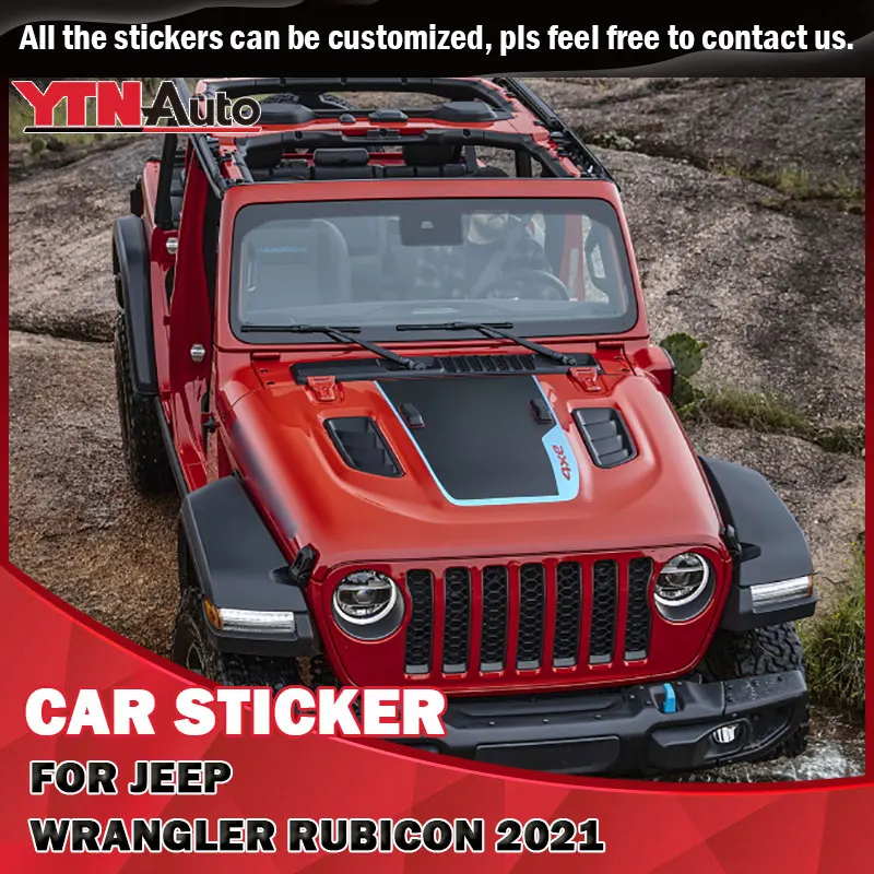 

Автомобильные виниловые наклейки для Jeep Wrangler Rubicon 4xe 2021