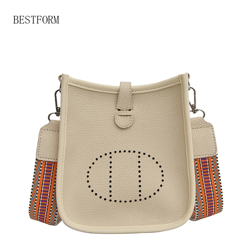 BESTFORM, новая модная маленькая квадратная сумка, искусственная кожа, дикая женская сумка-мессенджер, одноцветная, высокое качество, женские сумки