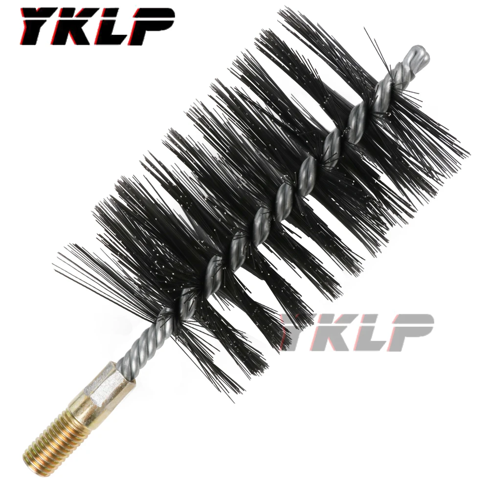 Thread Wire Brush Metal Handle 18/22/25/32/40/50mm Working Stainless Steel Pipe Tube Cleaning Chimney Kit 1PC | Инструменты