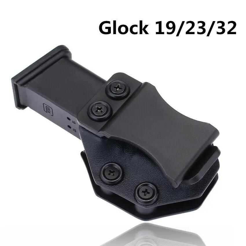 Журнал Iwb Kydex кобура магнитный переносчик держатель для Glock 17 19 22 23 26 27 31 32 43 внутри