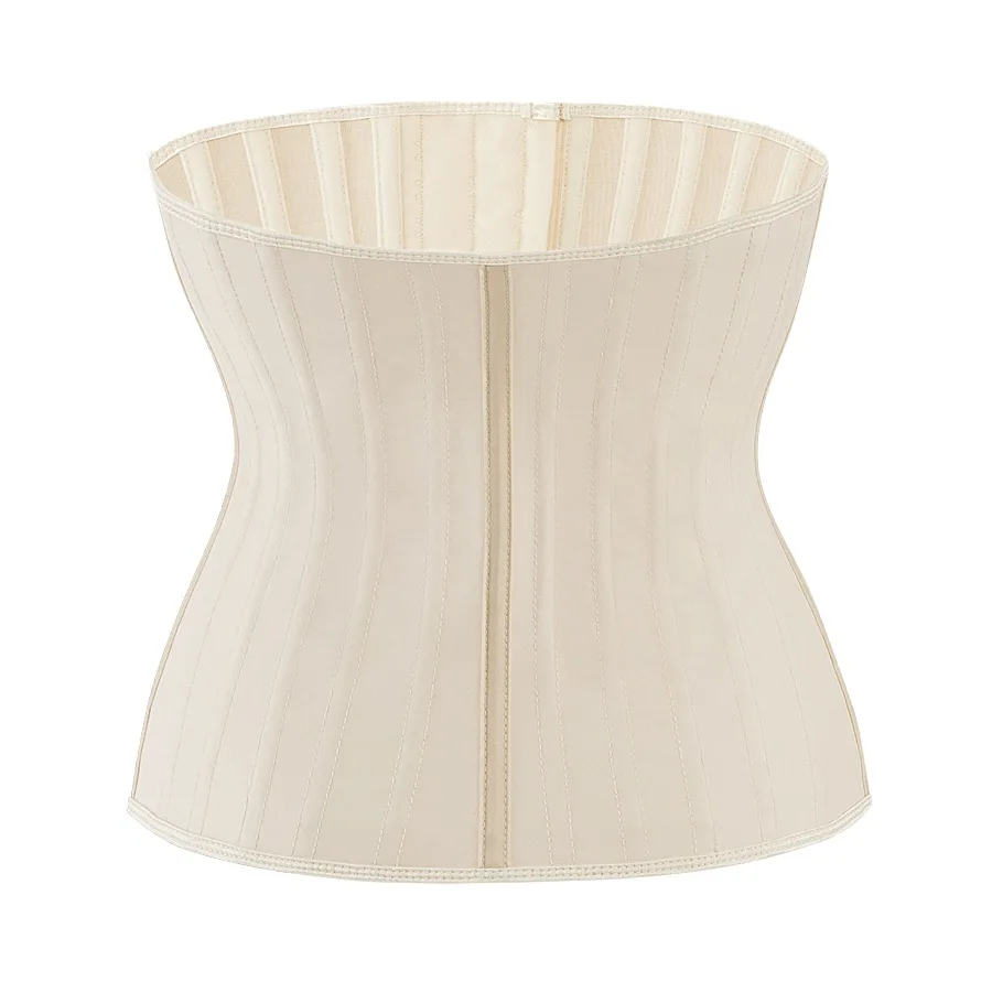 

100% Latex Waist Trainer Corset 25 Steel Boned Belly Slimming Underwear Belt Waist Cincher Sheath Body Shaper Modeling Strap