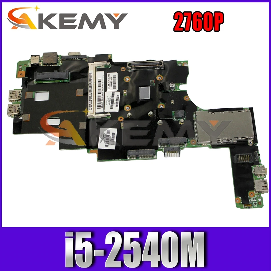 

649747-001 For HP Elitebook 2760P i5-2540M Laptop Motherboard 10299-2 SR046 DDR3 Notebook Mainboard