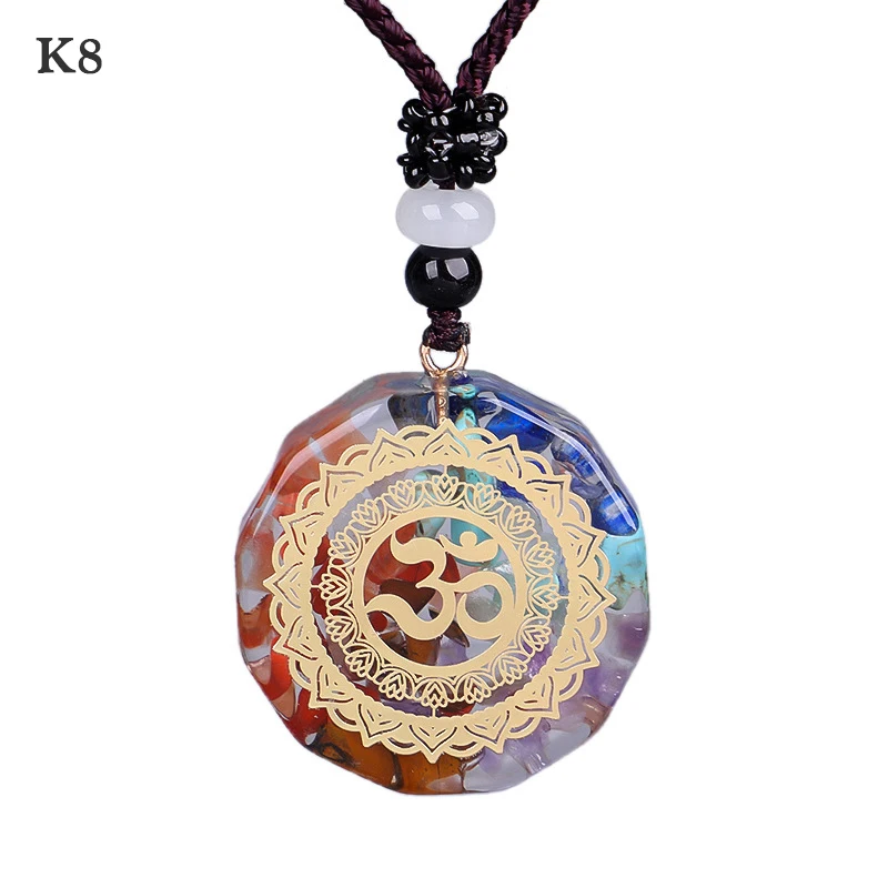 

Orgonite Pendant Sri Yantra Necklace Sacred Geometry Chakra Energy Necklace Meditation Jewelry