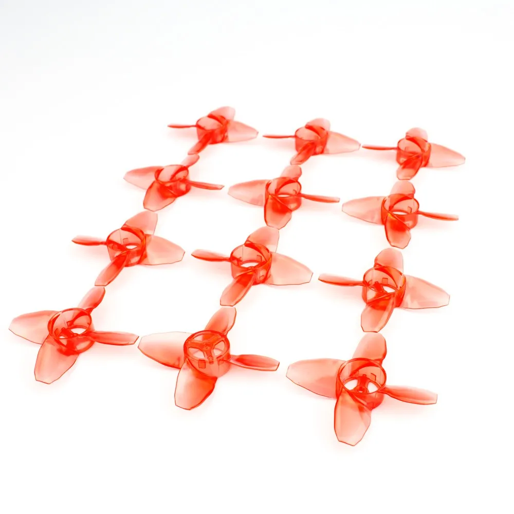 

12PCS/ 3bag EMAX Avan Tinyhawk TH Turtlemode Propeller Red Black Blue 2CW+2CCW 4-Paddle 40mm Props for Indoor Flying 08025 Motor