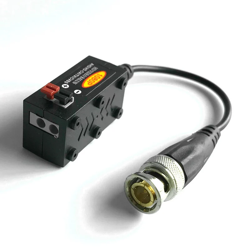 

2PCS 5MP High Definition Spliced Passive Video Balun Transmission Twisted Pair
