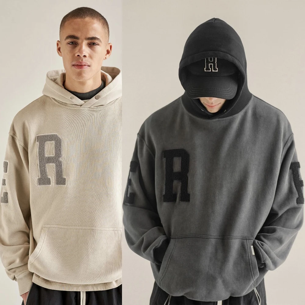 

2021fw Represent Hoodie Men Women 1:1 Best Quality Flocked Embroidery Logo High Street Hooded Patchwork Sweatshirts Streetwear