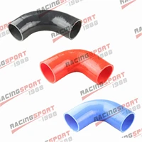 90 degree elbow silicone coupler hose intercooler pipe 1 75 45mm 4ply black