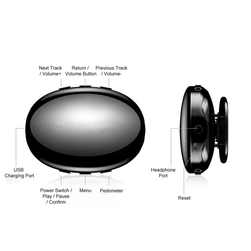 Портативный мини-mp3-плеер I3 8 ГБ Bluetooth | Электроника