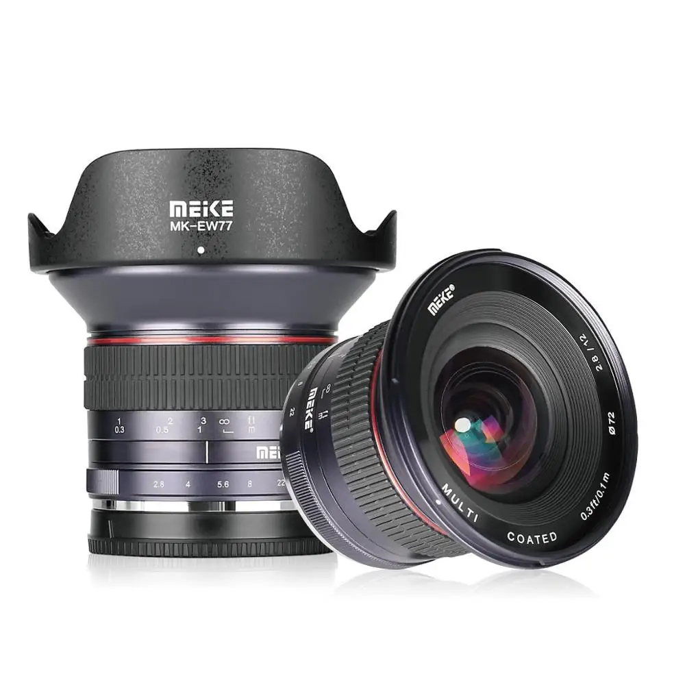 Meike 12 мм f2.8 Ультра широкоугольный ручной фиксированный объектив для Olympus Micro 4/3 EM10 Mark ii/EM5/EM1/EP5/EPL3 и Panasonic Lumix G7