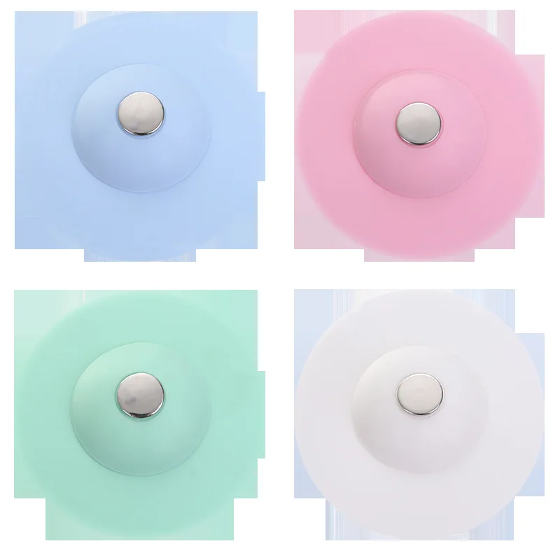 Силиконовый Фильтр для раковины и волос принадлежности ванной комнаты стопор