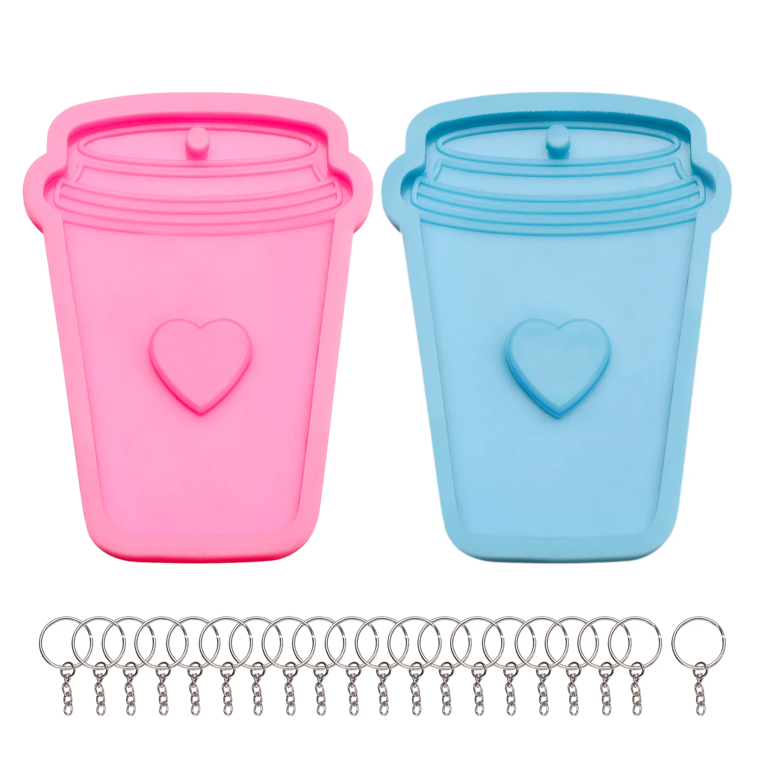 Кофе силиконовые чашки смолы формы любовь в виде сердца для влюбленных с