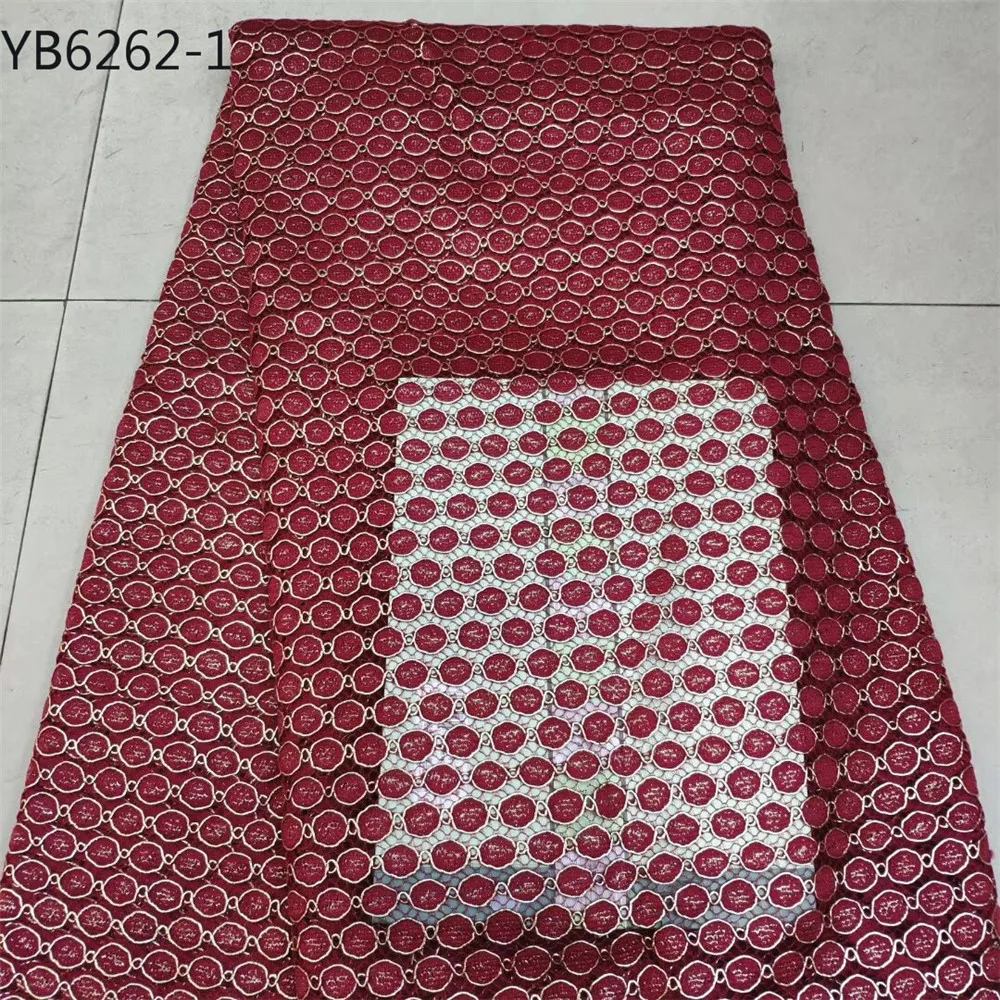 Африканская Нигерия модный стиль одежды украшение гипюр кружева Печать