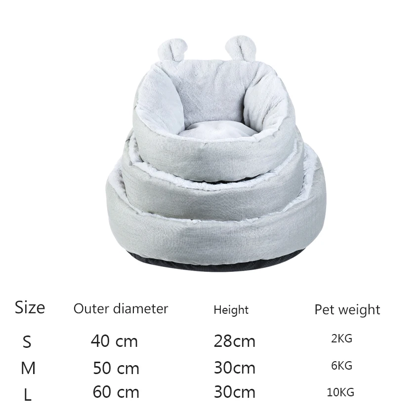 

Dog Cat Bed Cute Soft Cat House Comfortable Warm Puppy Kennel Cushion Kitten Cave Nest Pet Sleeping Bed Mats Pet Accessories