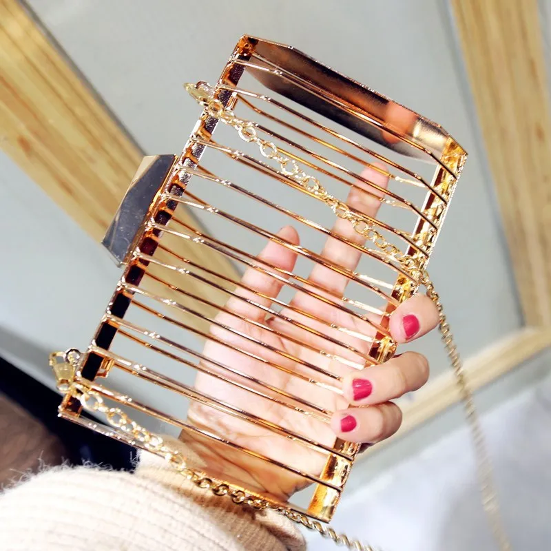 2020 уникальный дизайн открытая мини сумочка на плечо с цепочкой квадратная