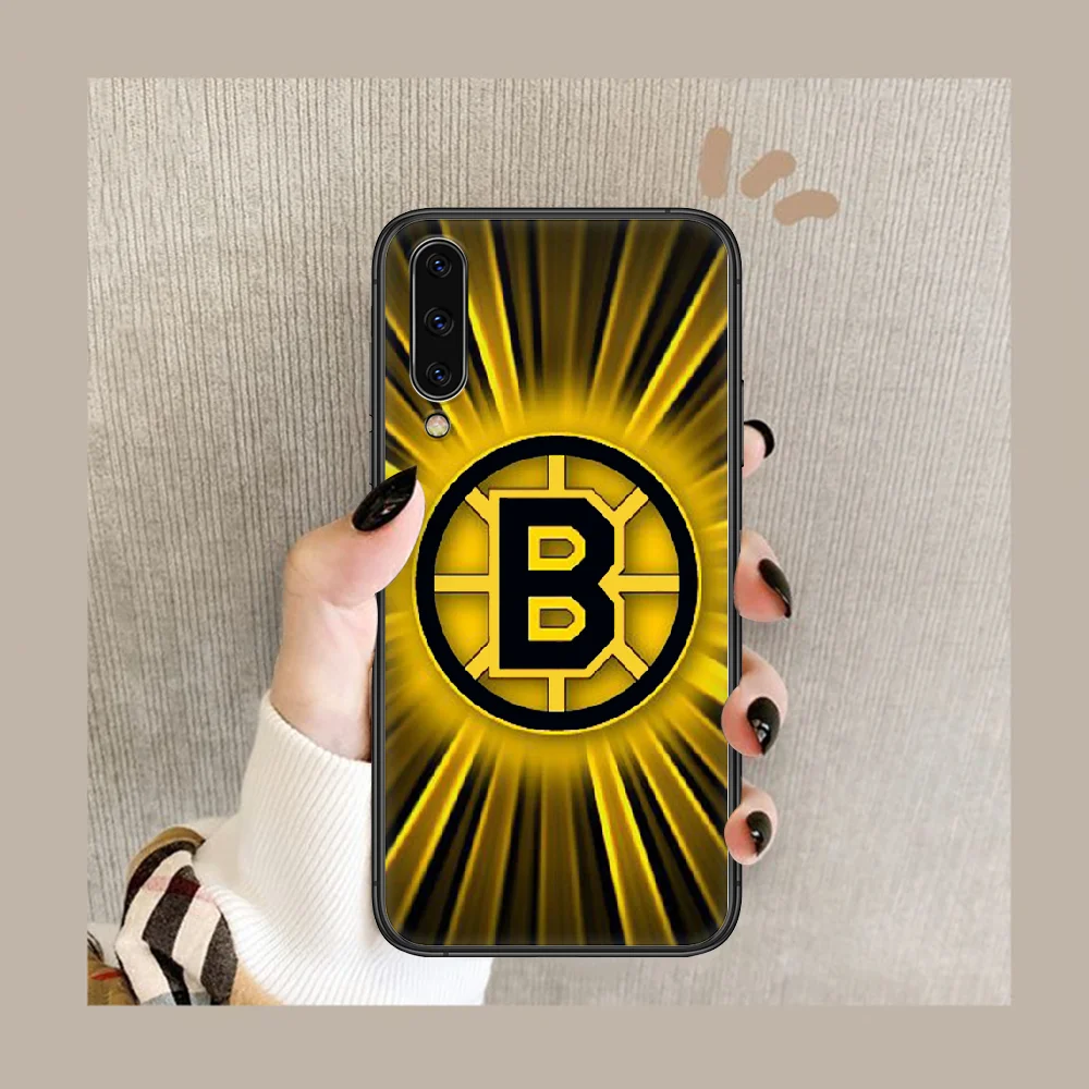 

ice team boston bear hockey Phone Case Cover For Samsung Galaxy A10 A20 A30 E A40 A50 A51 A70 A71 J 5 6 7 8 S black Etui Pretty