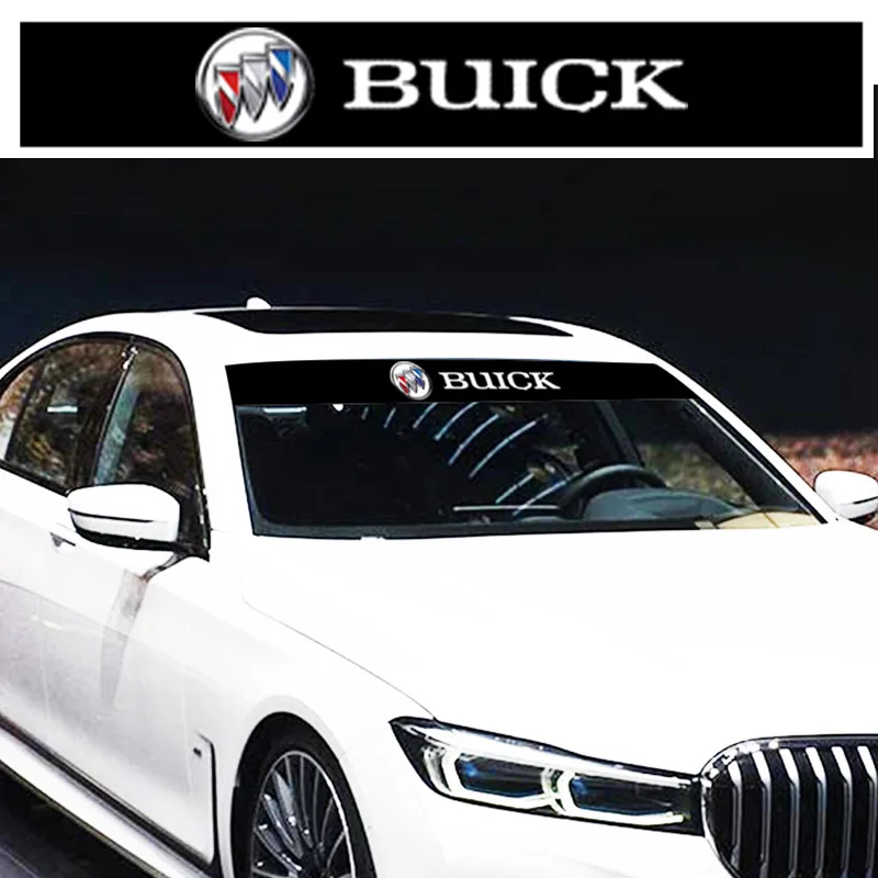 

1pcs Automobiles Front Rear Windshield Decor Decal Window Sticker for Buicks Excelle XT Verano Regal LaCrosse Encore Envision