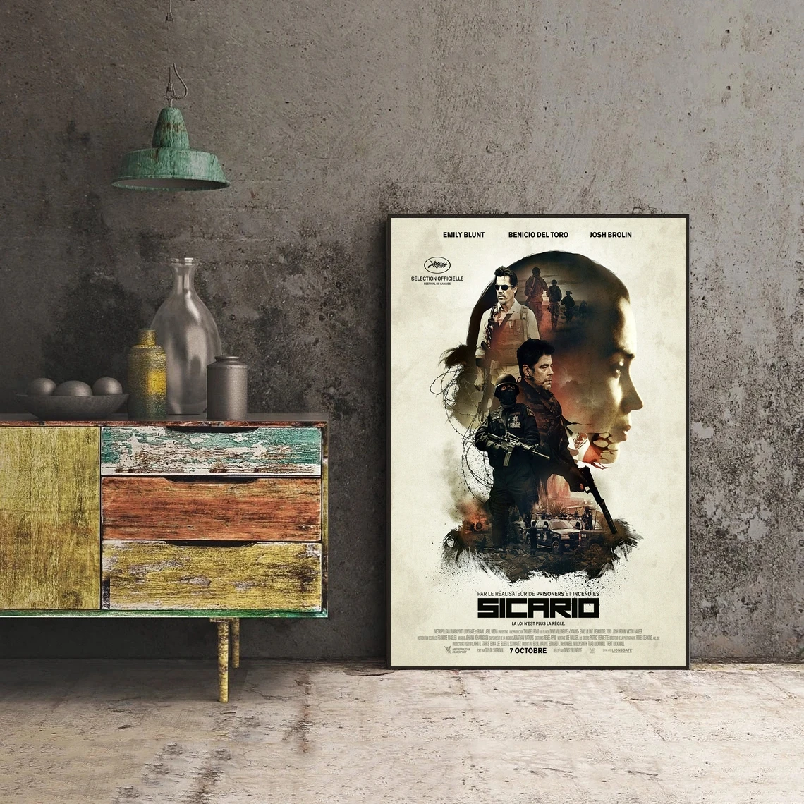 Плакат из фильма Сицирио настенная живопись украшение для дома (без рамки)