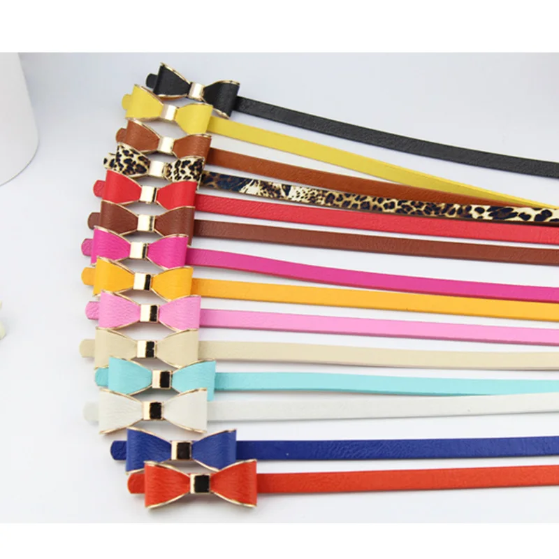 Новый бант Дамский Тонкий Пояс ремешок ручной работы Пномпень тонкий пояс