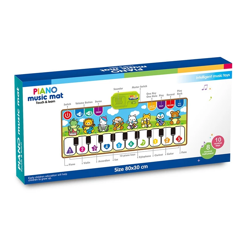 

Musical Piano Mat Toddler Piano Keyboard Floor Playmat Childrens Kids Musical Mats Kids Tunes Playmat Walking Music Toys