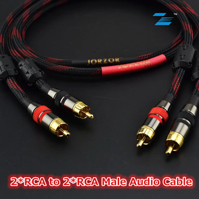 

Hi-Fi Canare Copper Stereo 2×RCA to 2×RCA Male Audio Signal Cable Amplifier Video Oxygen-free Copper Cord For Amplifier DAC TV