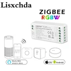 Светодиодная лента Zigbee Zll для умного дома, осветительное приспособление для управления умным домом, совместимо с приложением Hub Conbee, Amazon Echo Plus, голосовое управление