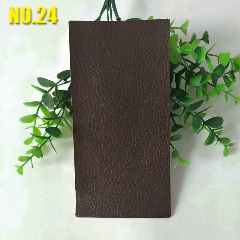 NO.24 Coffee 20 см* 10 см без глажки самоклеющиеся палочки на диван одежда ремонт кожа, ПУ, ткань большой Stickr патчи для украшения дома - Цвет: NO.24 Coffee