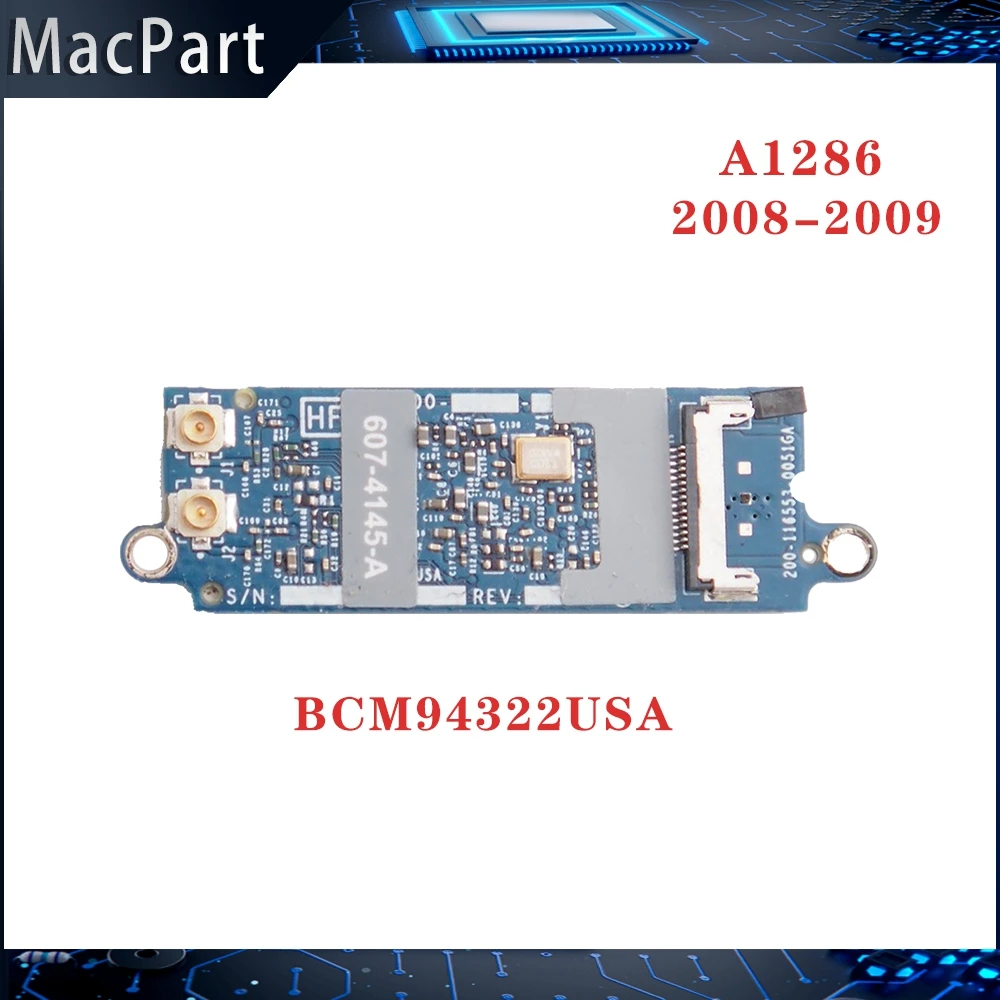 

Ноутбук, Wi-Fi, аэропорт, карта для Macbook Pro A1286, Wi-Fi карта 2008 2009 года, BCM94322USA 607-4144-A 607-4145-A