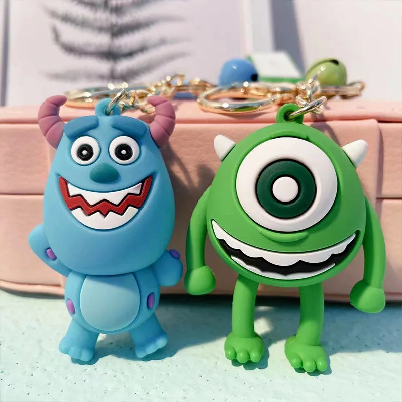 Брелок Disney Monsters Inc University Mike Wazowski милый мультяшный Стич экшн-фигурка с большими