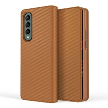 Split Folding Leather Wallet Case For Samsung Galaxy Z Fold 3 Cover Flip Stand Hard Protection Case for Galaxy Z Fold 2