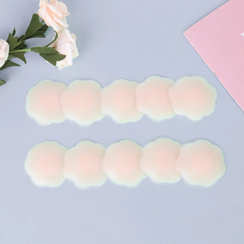 

Reusable Invisible Silicone Nipple Cover Self Adhesive Breast Chest Bra Pasties Pad Mat Stickers AccessoriesLift For Woman