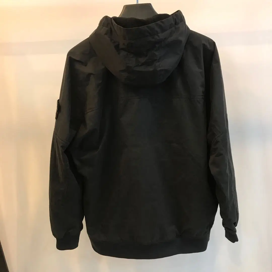 

Stone Island Original standard tested silk cotton double zipper jacket