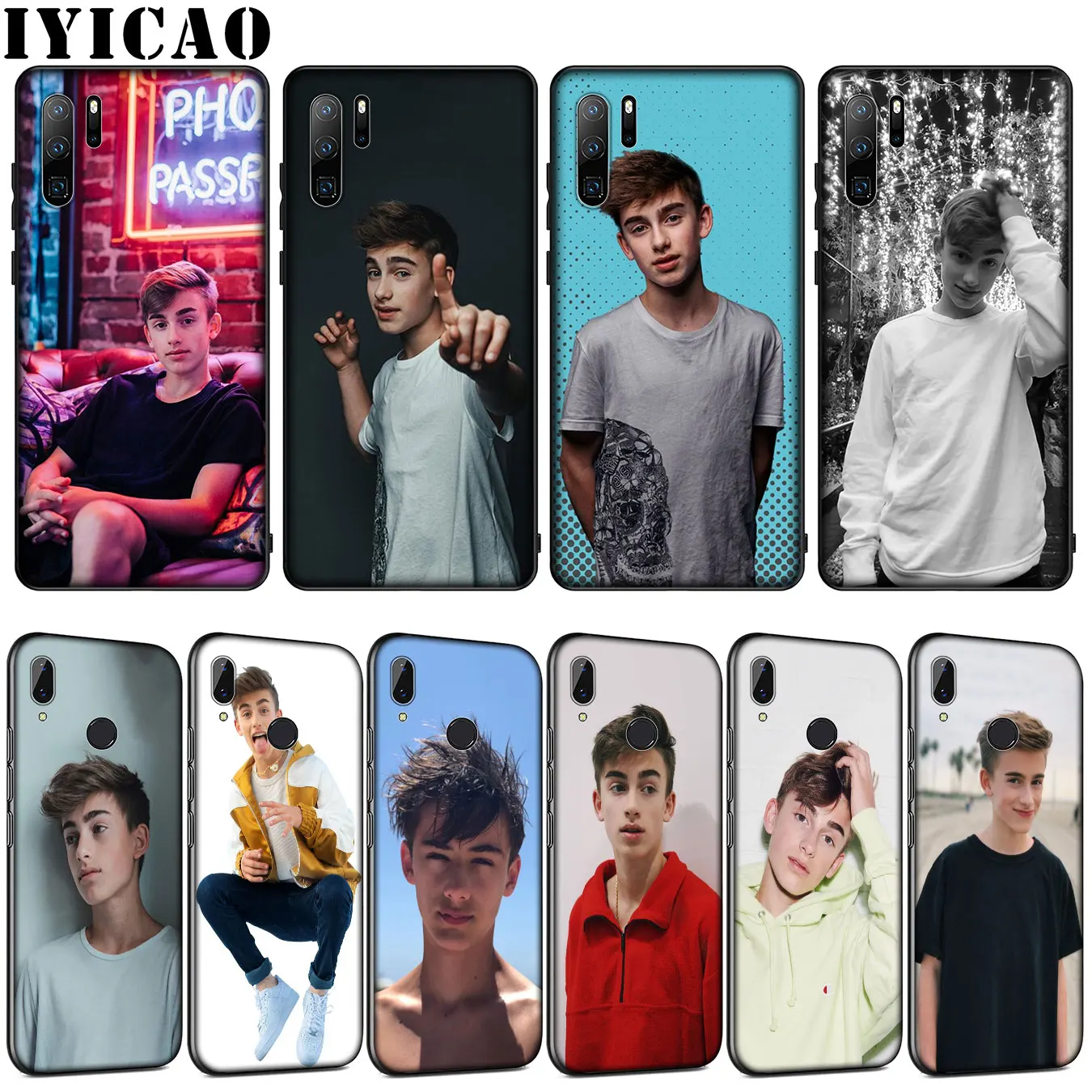 Мягкий силиконовый чехол IYICAO для Huawei P30 P20 Pro P10 P9 Lite Mini 2017 2016 P Smart Z Plus 2019|Бамперы| |