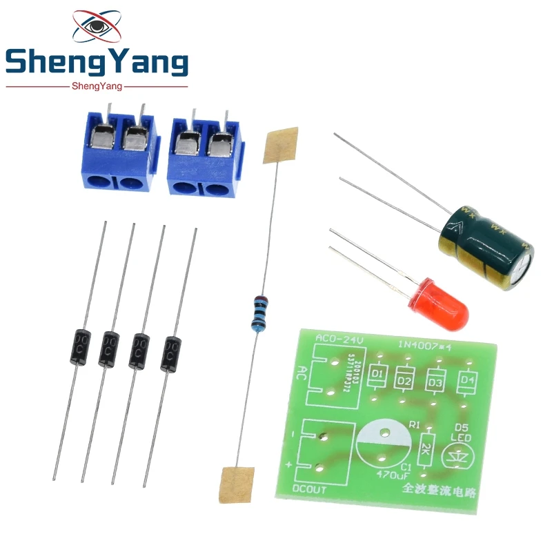 Шэньян 1N4007 диодный мост выпрямителя преобразователь переменного тока в