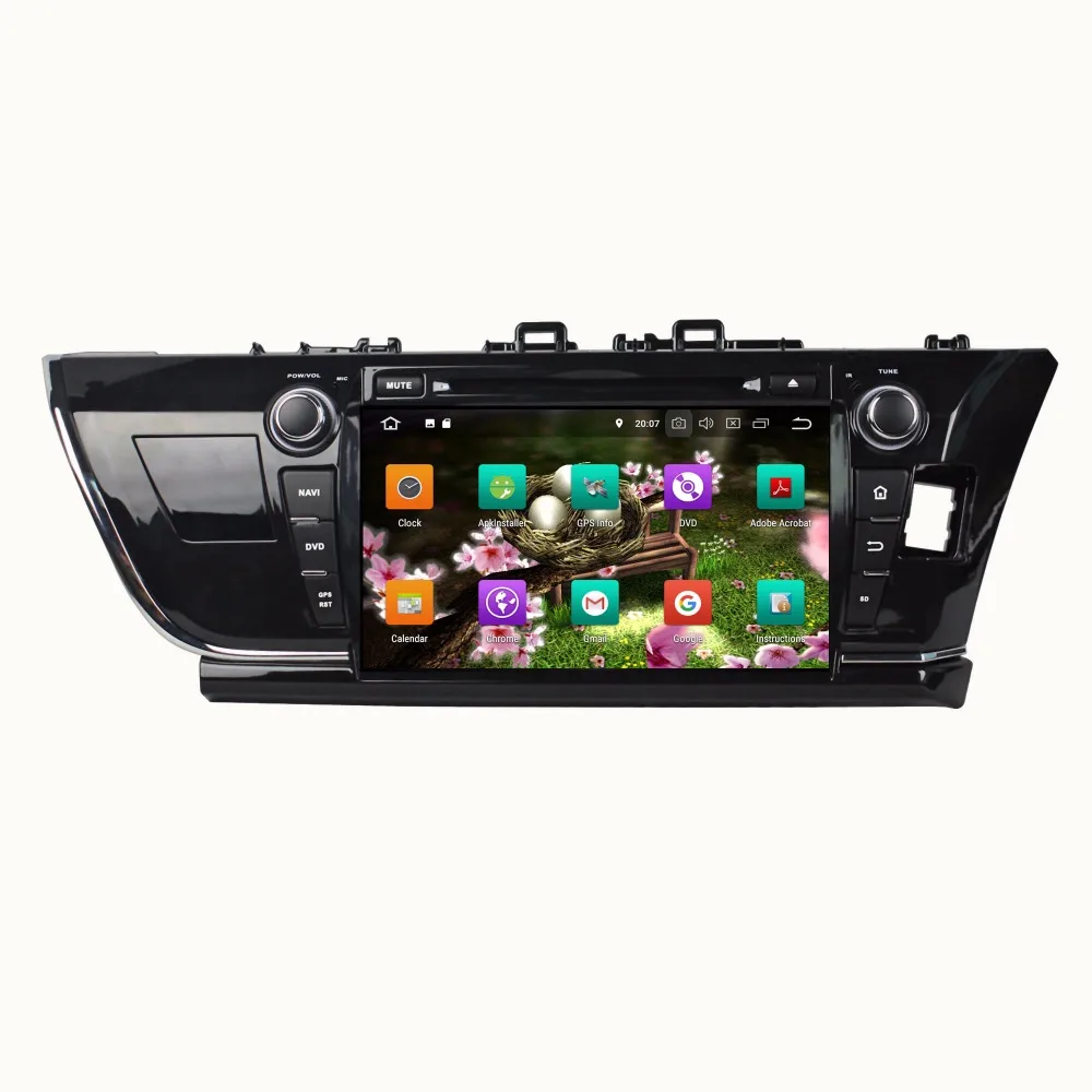 8 ядер 9 &quot2 Din Android 0 автомобильный dvd плеер для COROLLA 2013 2016 RHD стерео мультимедийный