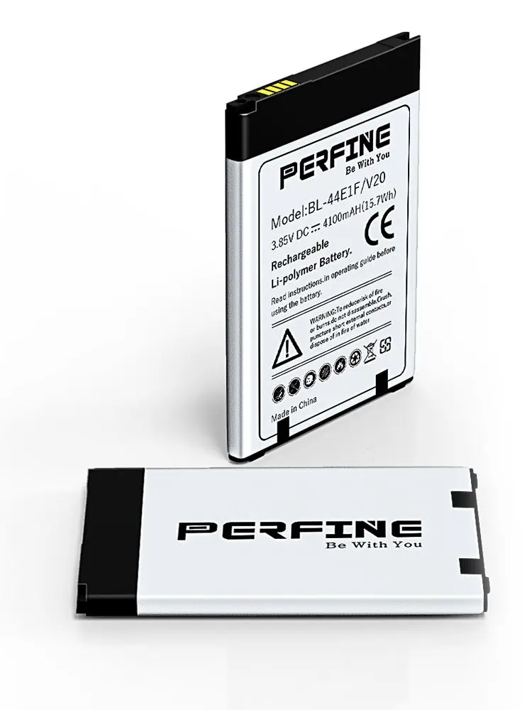 Аккумулятор Perfine BL44E1F для LG V20 4100 мАч замена большой емкости H915 H910 H990 чехол из ТПУ