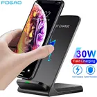 Зарядная док-станция FDGAO для iPhone 13, 12 Pro Max, 11, XS, XR, X, 8, Samsung S21, S20, S10, 30 Вт