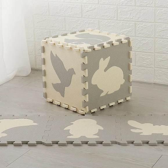 

9 Pcs Cartoon Pattern Play Mats Puzzles EVA Foam Floor Pad for Children Baby Play Gym Crawling Mats Toddler Carpet