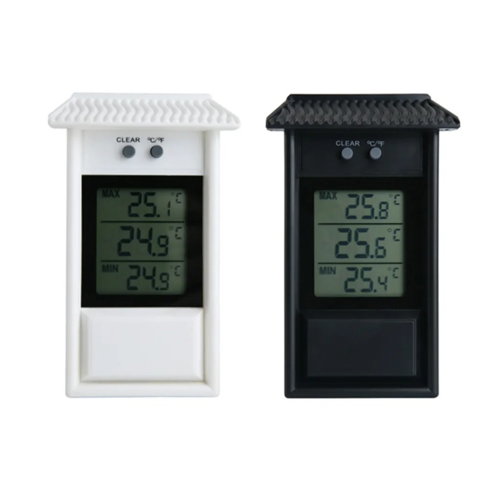 

Outdoor Landscape Window Fridge Temperature Meter without Battery (White)